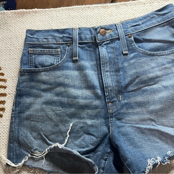MADEWELL the perfect jean short blue size 27 - Picture 8 of 8